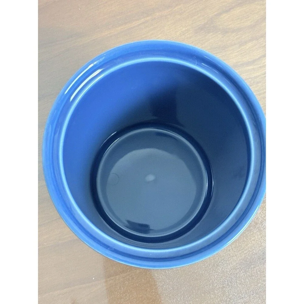 Fiesta Ware 2qt Medium Canister With Lid Lapis Blue